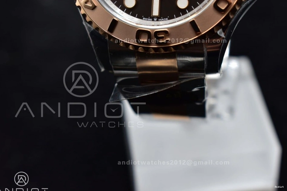 Dial Clean Plated 126621 Rose Gold Bracelet Brown 1:1 Yacht-Master Edition SS 904L Steel VR3235 On Best 1103